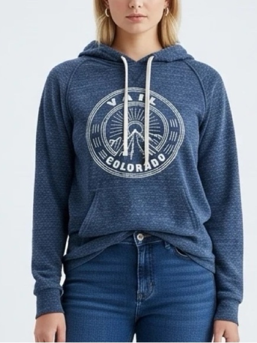 Vail Colorado Blue Hoodie Sweatshirt